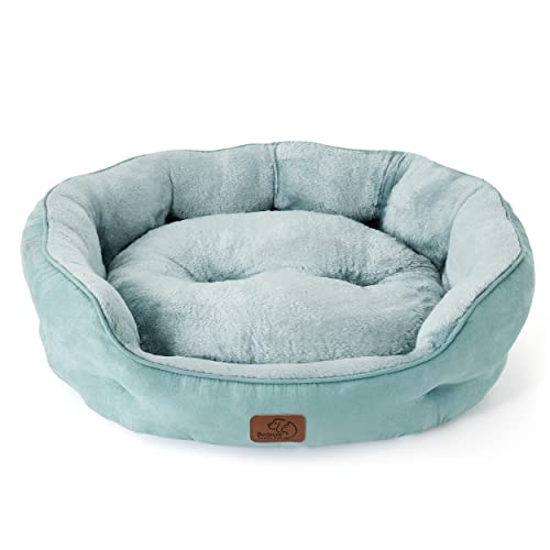 Bedsure Washable Round Plush Small Dog Bedding Mat