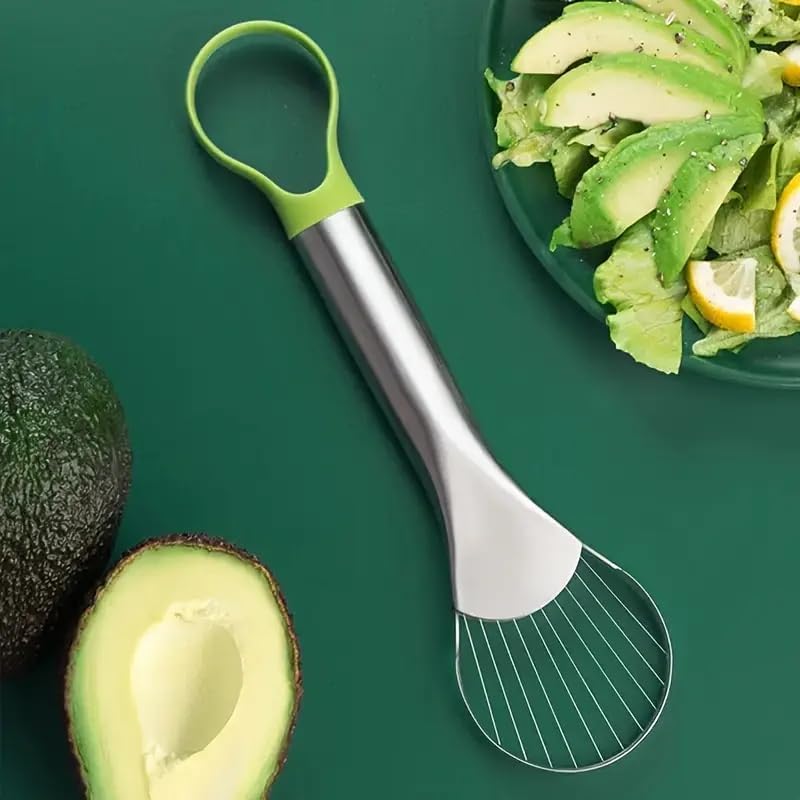 Multifunctional Avocado Masher and Core Remover with Stainless Steel Blade
