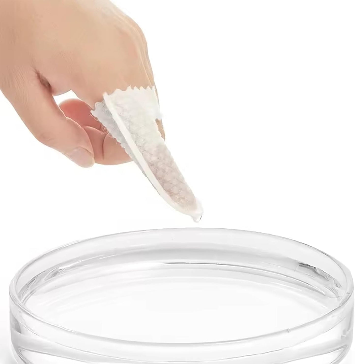 Disposable Ear & Facial Dry Wipes 60 Count | Ultra Soft Fragrance-Free Hypoallergenic Cleaning Wipes