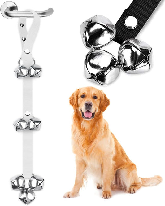 Dog Doorbells for Potty Training | Adjustable Puppy Training Bells with 7 Extra Loud Door Bells