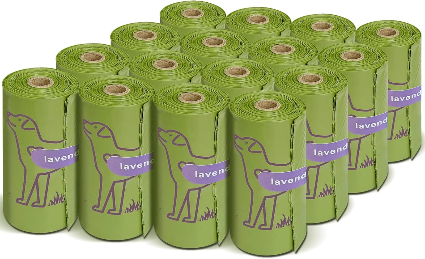 Dog Poop Bags 240 Count | Leakproof Lavender Scented Waste Bags Strong & Durable for Dogs & Cats