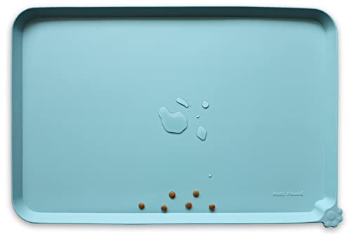 Hoki Found Waterproof Silicone Pet Feeding Mat Non-Slip Tray