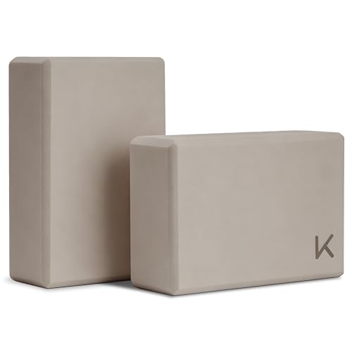 KEEP High-Density EVA Foam Yoga Blocks 2-Pack Set