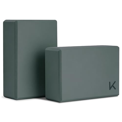 KEEP High-Density EVA Foam Yoga Blocks 2-Pack Set
