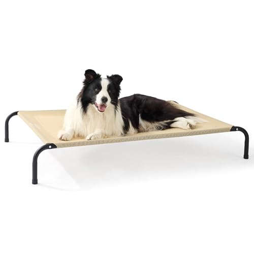 Bedsure Elevated Cooling Pet Cot Breathable Teslin Mesh