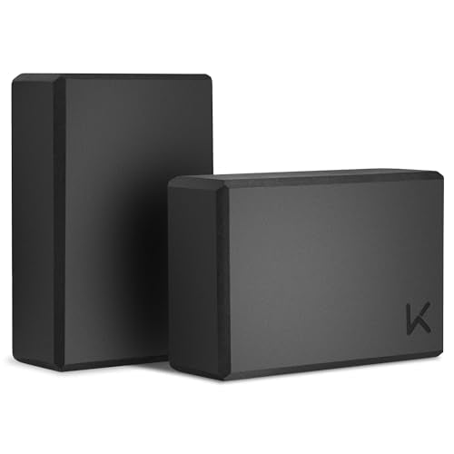 KEEP High-Density EVA Foam Yoga Blocks 2-Pack Set