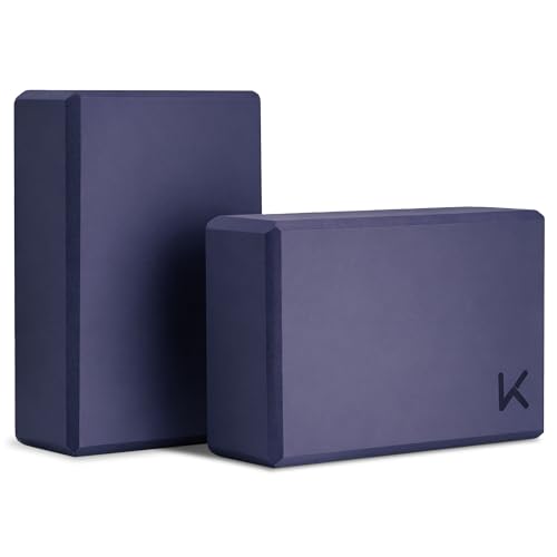 KEEP High-Density EVA Foam Yoga Blocks 2-Pack Set
