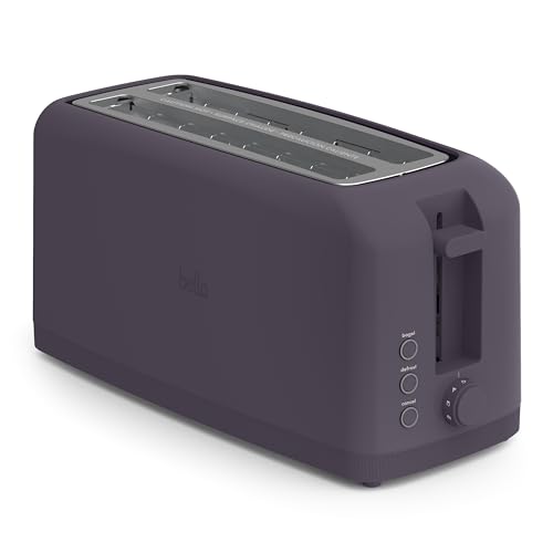 BELLA Slim 2-Slice Toaster, 10-inch Long Slot, Surf