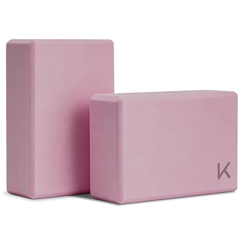 KEEP High-Density EVA Foam Yoga Blocks 2-Pack Set