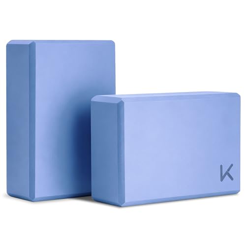 KEEP High-Density EVA Foam Yoga Blocks 2-Pack Set