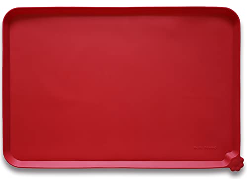 Hoki Found Waterproof Silicone Pet Feeding Mat Non-Slip Tray