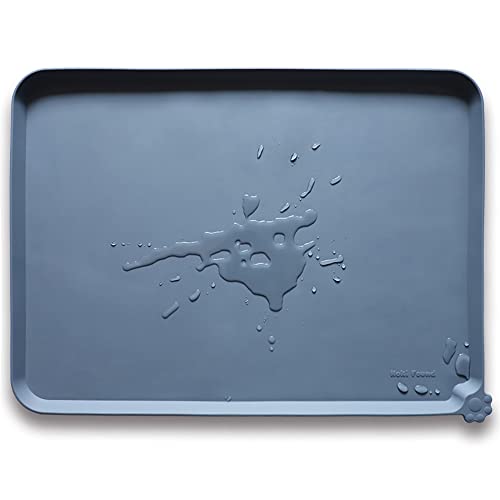 Hoki Found Waterproof Silicone Pet Feeding Mat Non-Slip Tray