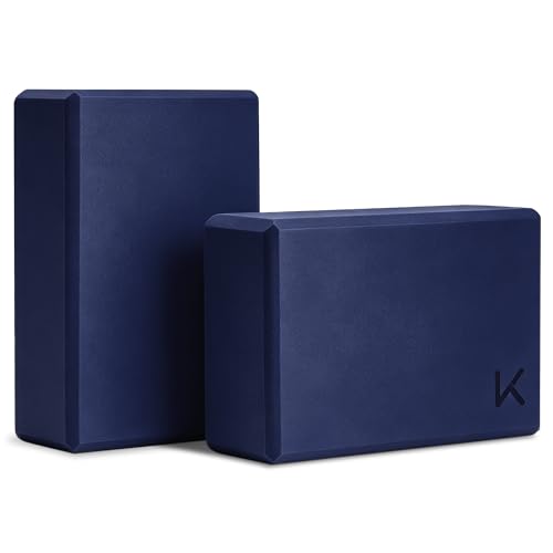KEEP High-Density EVA Foam Yoga Blocks 2-Pack Set