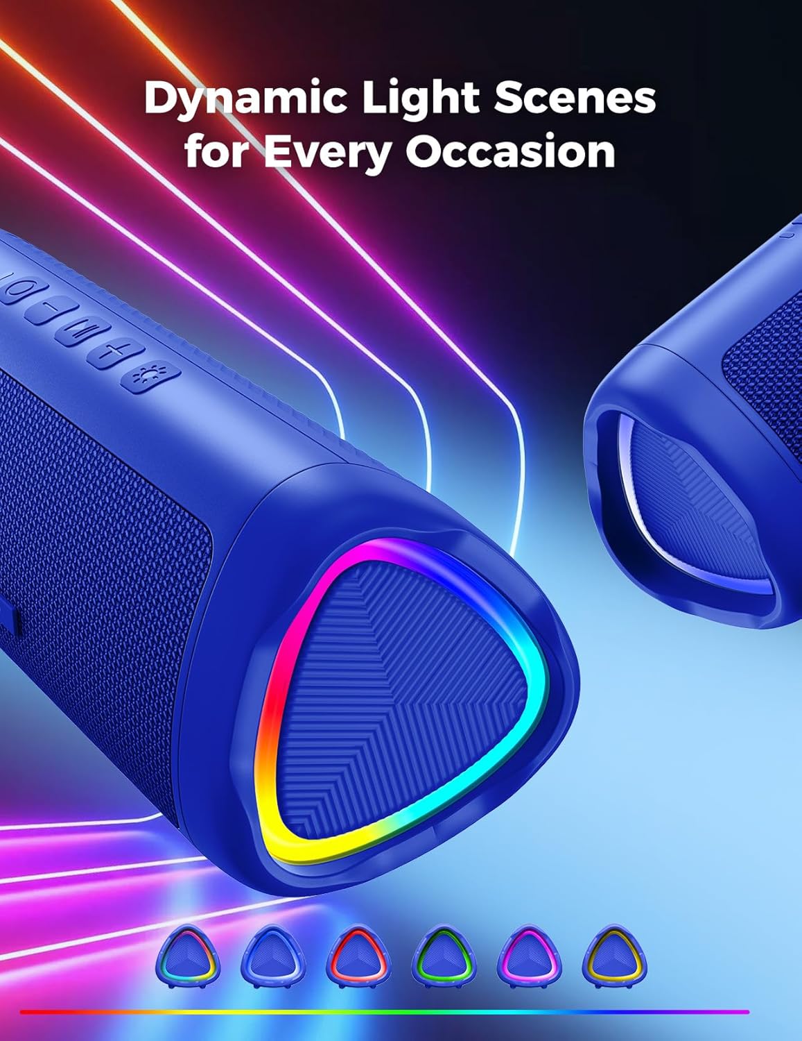 20W Bluetooth Speaker | Portable Wireless Waterproof Speaker with HD Sound & 24H Playtime for Outdoor, Camping & Parties