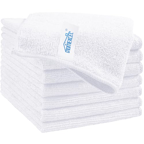 HOMEXCEL Microfiber Cleaning Cloths Lint-Free Reusable 12 Pack