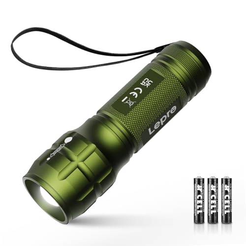 Lighting EVER LED Flashlight Adjustable Focus Waterproof Compact Aluminum