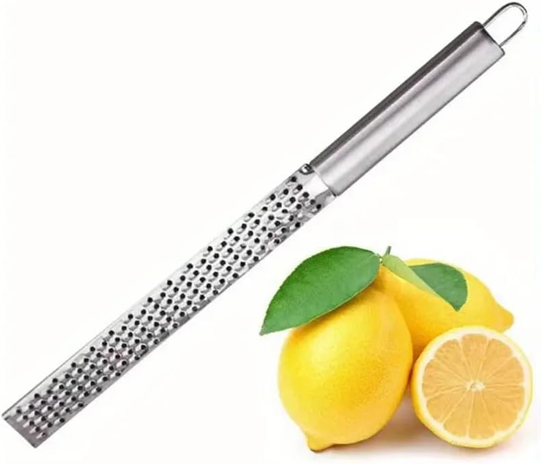 Stainless Steel Zester Grater Multipurpose Kitchen Tool Silver