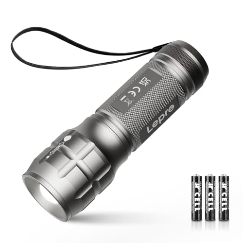Lighting EVER LED Flashlight Adjustable Focus Waterproof Compact Aluminum