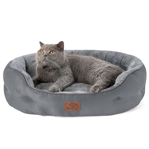 Bedsure Washable Round Plush Small Dog Bedding Mat