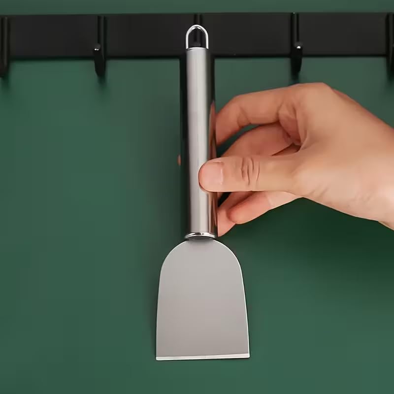 Multi-Purpose Stainless Steel Cleaning Scraper for Home and Kitchen Silver