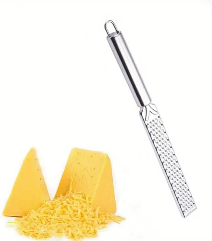Stainless Steel Zester Grater Multipurpose Kitchen Tool Silver