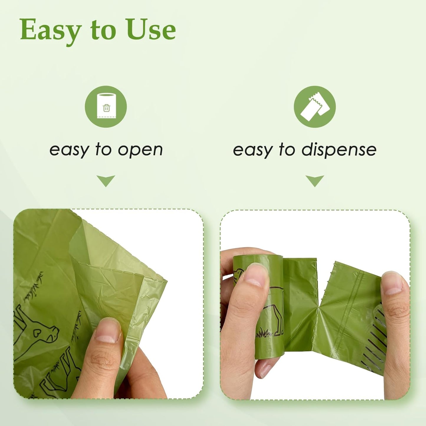 Dog Poop Bags 240 Count | Leakproof Lavender Scented Waste Bags Strong & Durable for Dogs & Cats