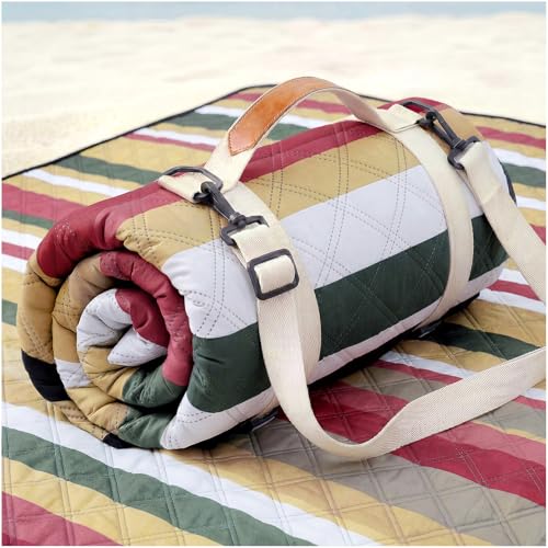 Genovega Waterproof Picnic Blanket 80x80 Inch Outdoor Camping Mat