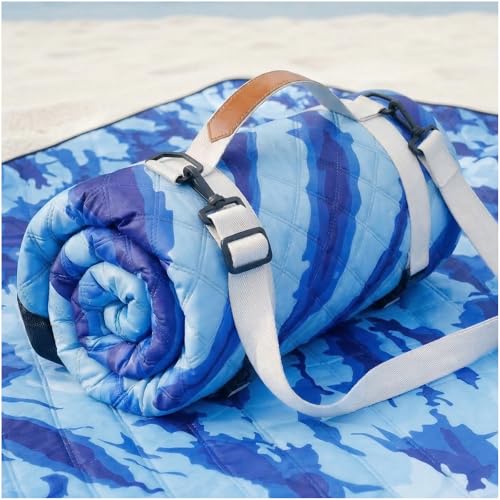 Genovega Waterproof Picnic Blanket 80x80 Inch Outdoor Camping Mat