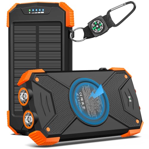 BLAVOR PN-W05 10,000mAh Solar Power Bank 20W Wireless Charger