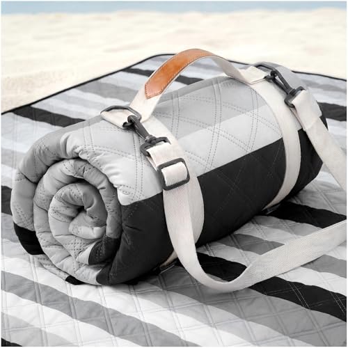 Genovega Waterproof Picnic Blanket 80x80 Inch Outdoor Camping Mat