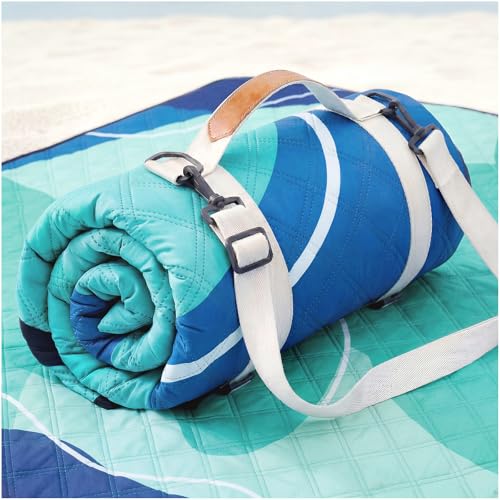 Genovega Waterproof Picnic Blanket 80x80 Inch Outdoor Camping Mat
