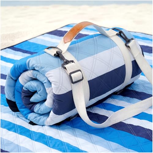 Genovega Waterproof Picnic Blanket 80x80 Inch Outdoor Camping Mat