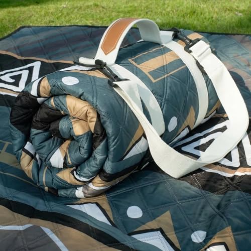 Genovega Waterproof Picnic Blanket 80x80 Inch Outdoor Camping Mat