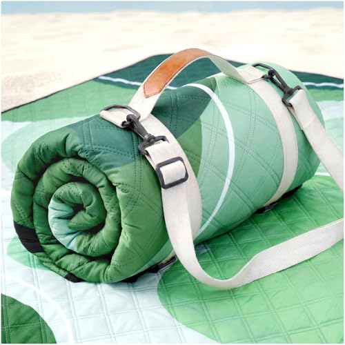 Genovega Waterproof Picnic Blanket 80x80 Inch Outdoor Camping Mat