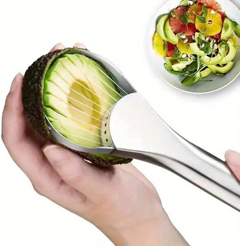 Multifunctional Avocado Masher and Core Remover with Stainless Steel Blade