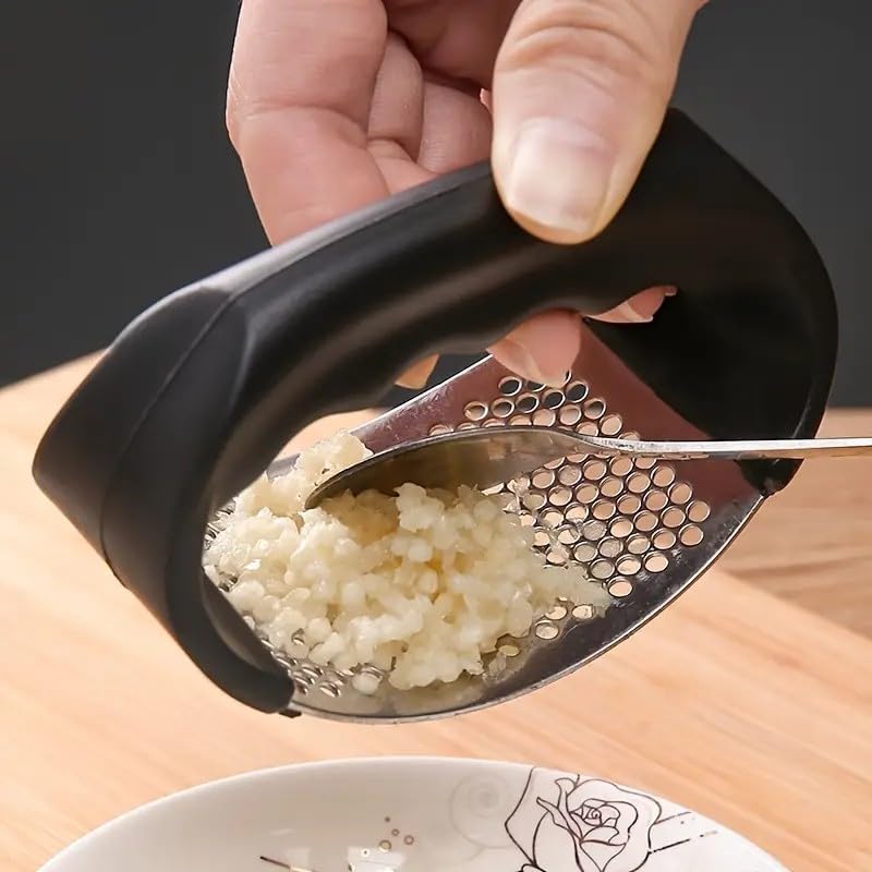 Stainless Steel Garlic Rocker Press Heavy Duty Dishwasher Safe