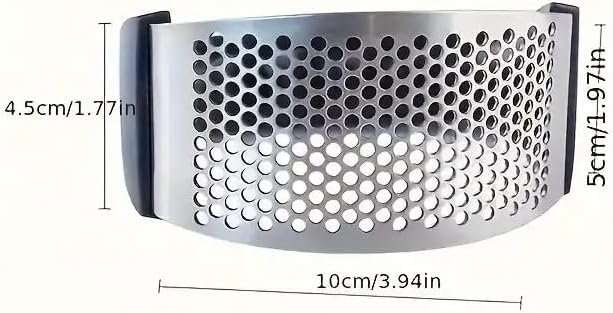 Stainless Steel Garlic Rocker Press Heavy Duty Dishwasher Safe