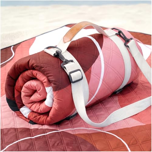 Genovega Waterproof Picnic Blanket 80x80 Inch Outdoor Camping Mat