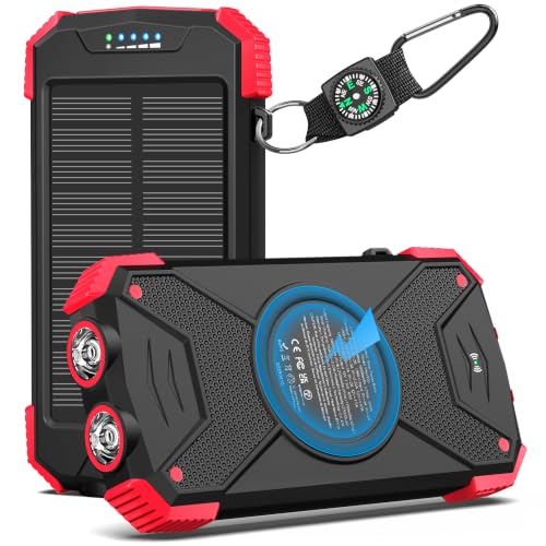 BLAVOR PN-W05 10,000mAh Solar Power Bank 20W Wireless Charger
