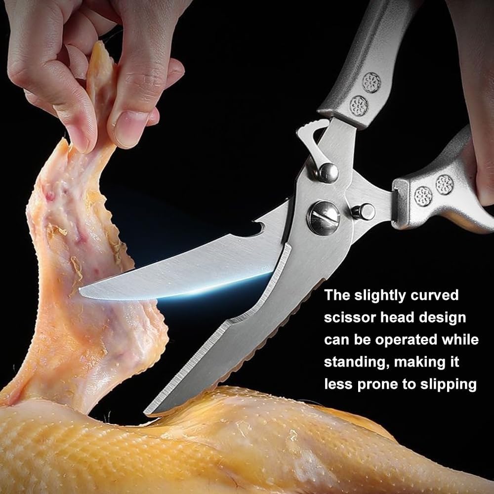 Heavy Duty Stainless Steel Kitchen Shears with Safety Lock