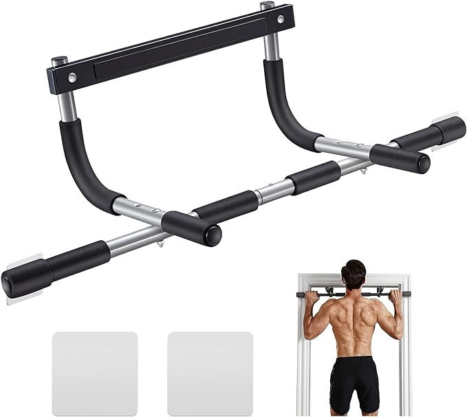 Ally Peaks Doorway Pull-Up Bar Heavy-Duty Alloy Steel Multi-Grip