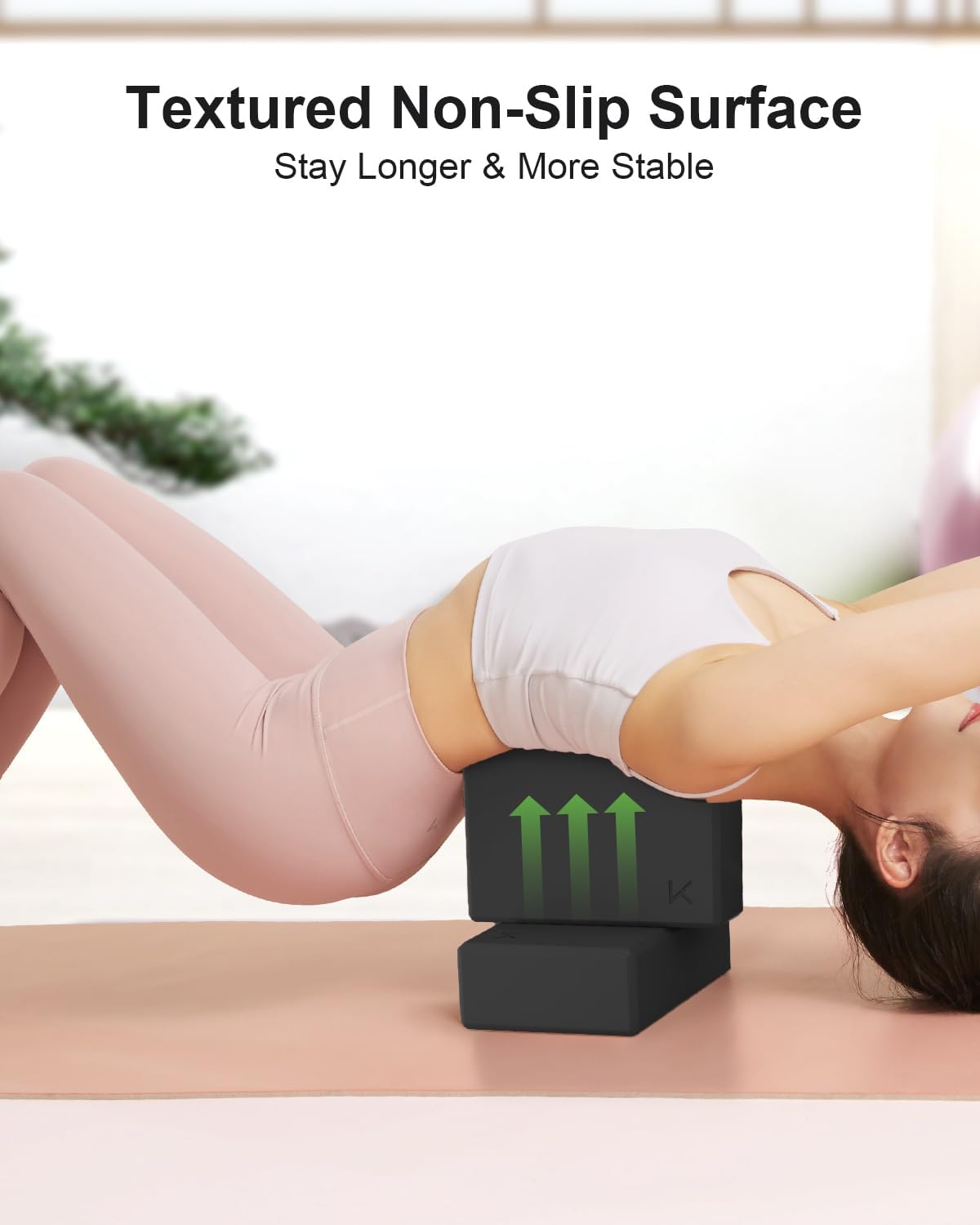 KEEP High-Density EVA Foam Yoga Blocks 2-Pack Set