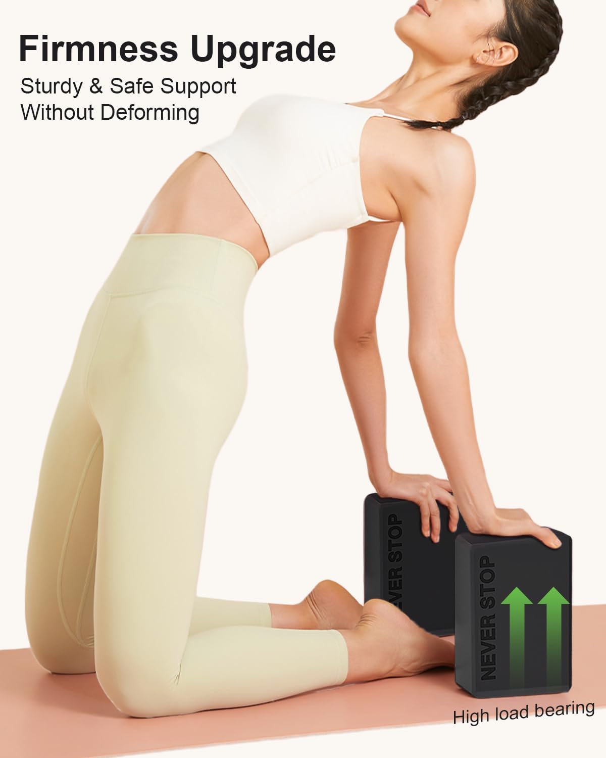 KEEP High-Density EVA Foam Yoga Blocks 2-Pack Set