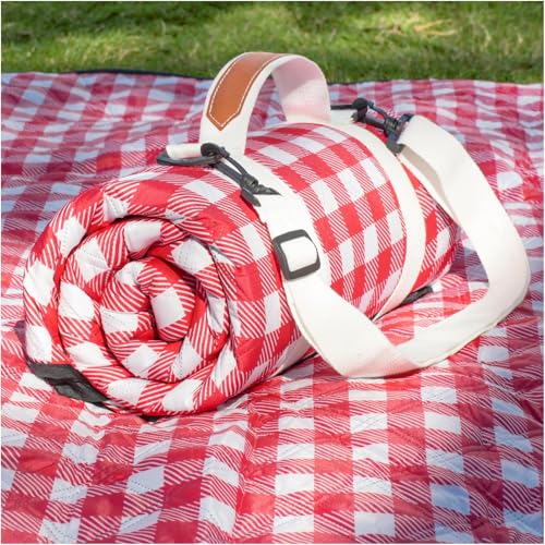 Genovega Waterproof Picnic Blanket 80x80 Inch Outdoor Camping Mat