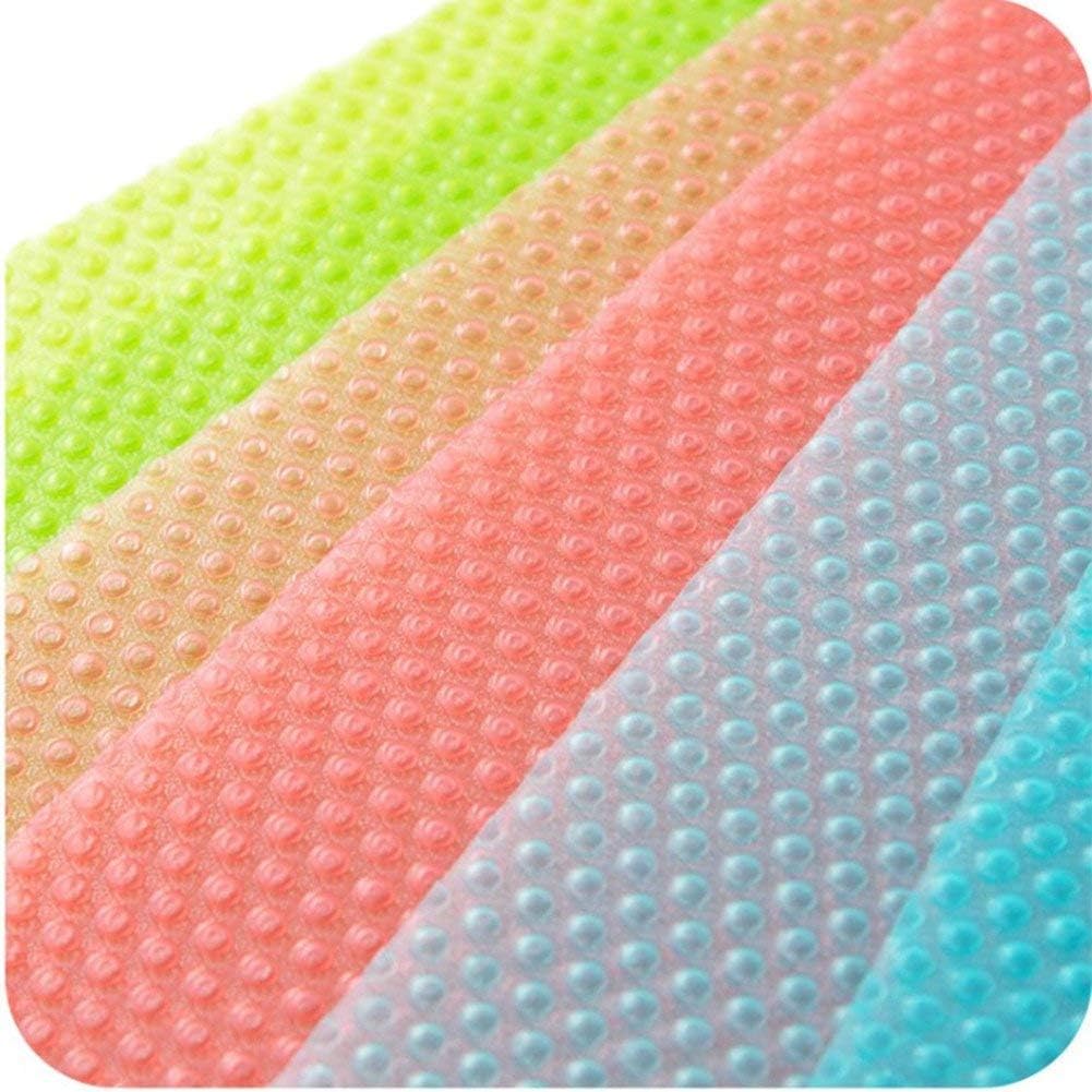AKINLY Refrigerator Mats Washable Waterproof EVA 9-Pack