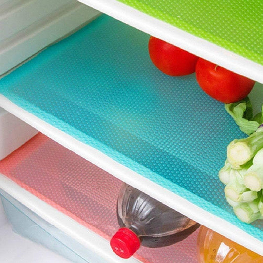 AKINLY Refrigerator Mats Washable Waterproof EVA 9-Pack