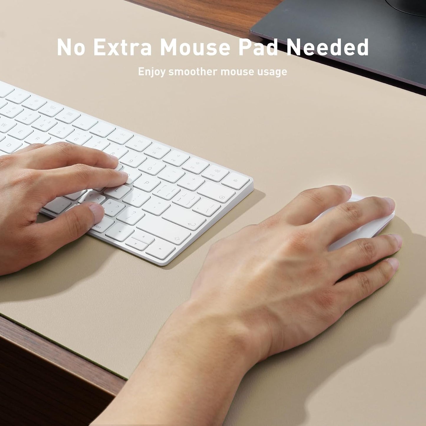 Aothia PU Leather Desk Pad Waterproof Non-Slip Mat