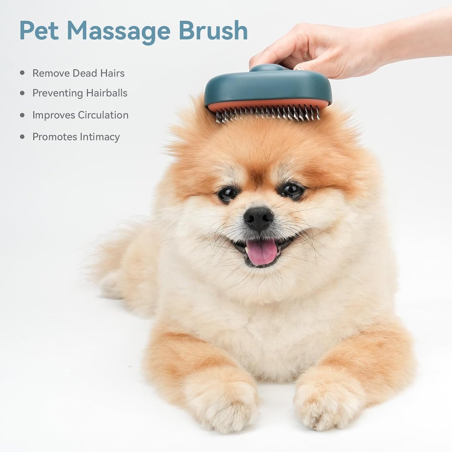 Aumuca Self-Cleaning Slicker Brush for Dogs and Cats Grooming Tool