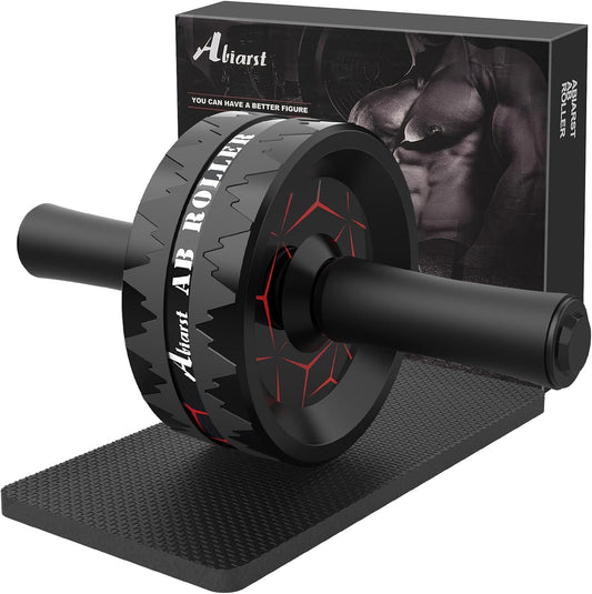 Abiarst Ab Roller Wheel Dual-Wheel for Core Strength Training Black
