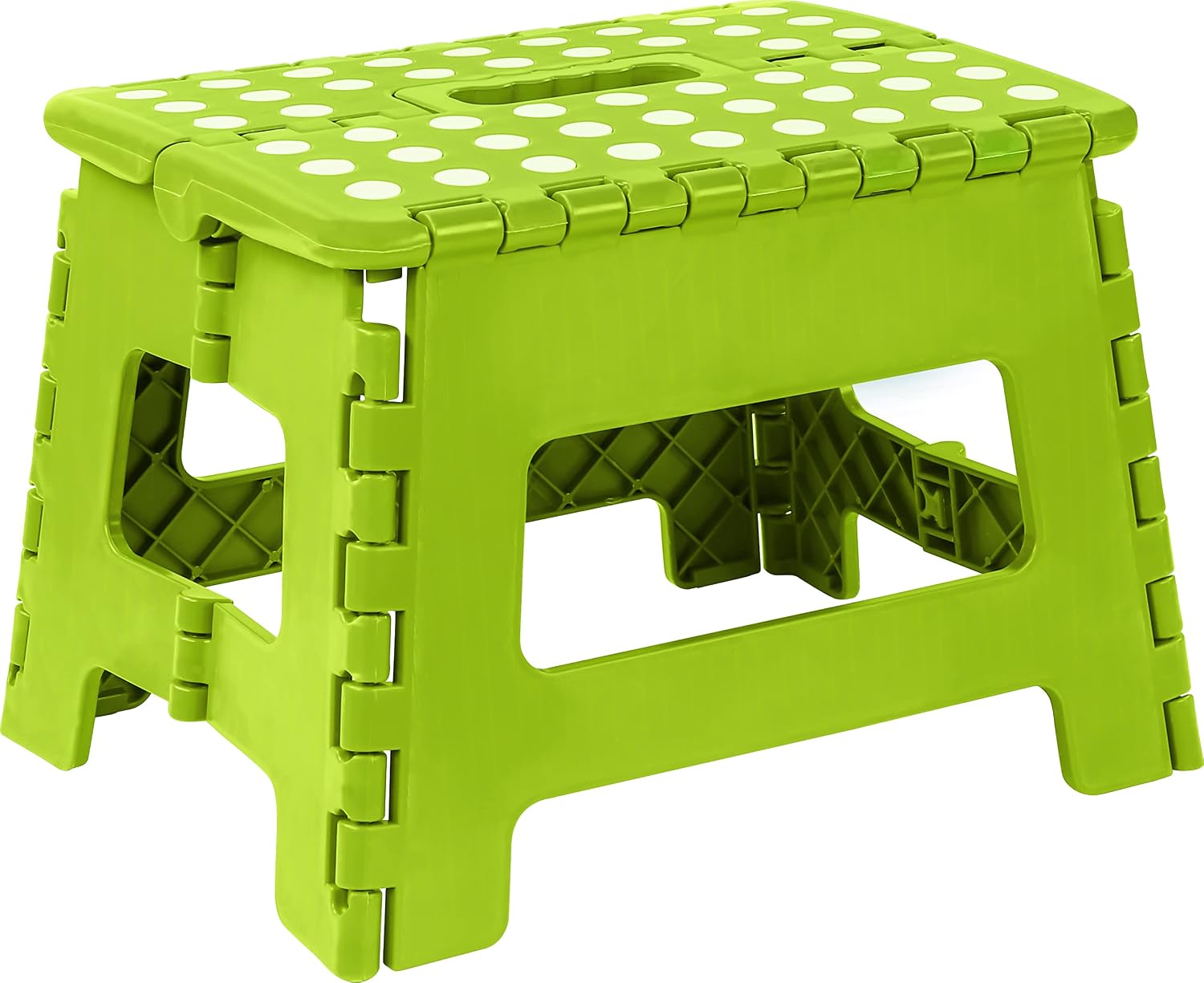 Utopia Home 9-Inch Folding Step Stool Anti-Slip Plastic Green